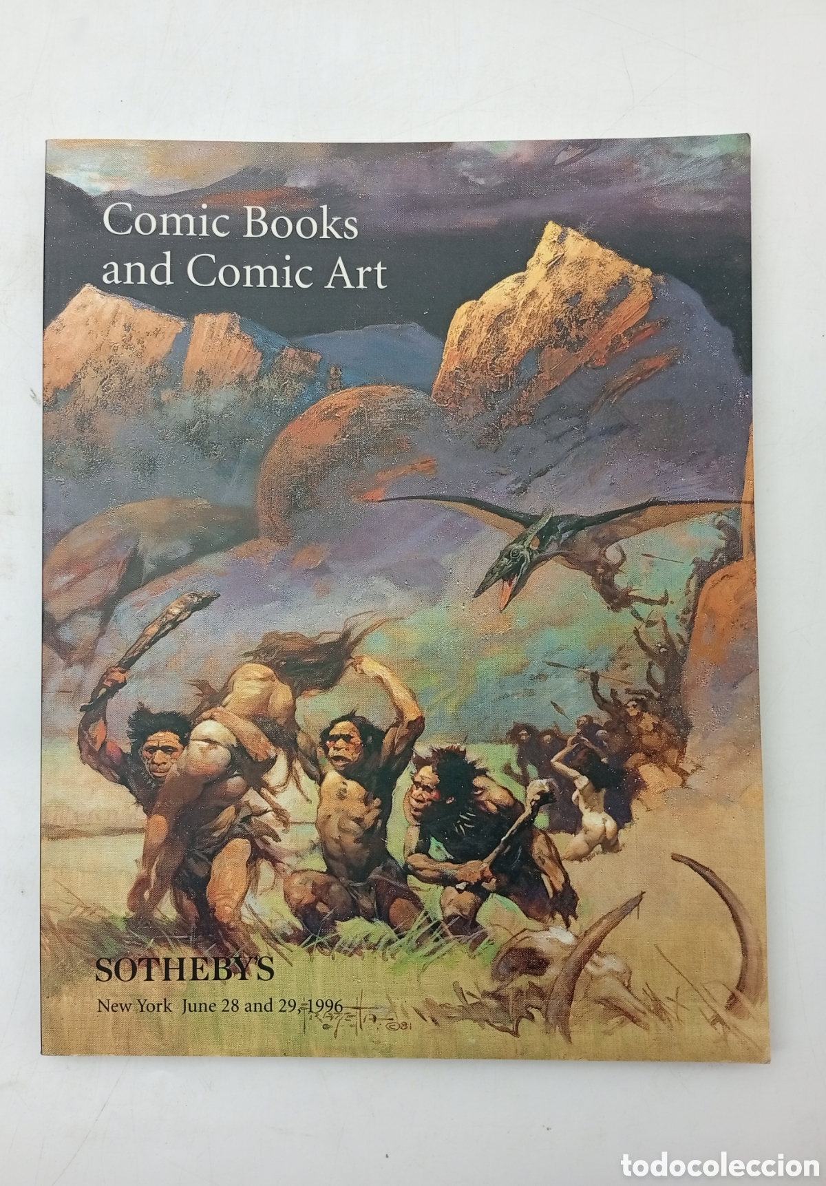 C&oacute;mics: Cat&aacute;logo subasta arte c&oacute;mic Sotheby's 1996