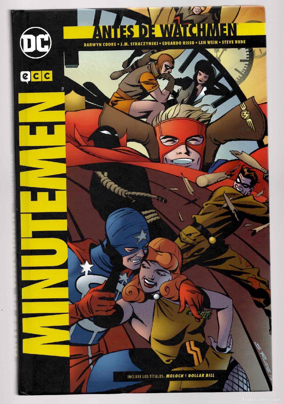 C&oacute;mics: MINUTEMEN ANTES DE WATCHMEN. INCLUYE LOS TITULOS MOLOCH Y DOLLAR BILL. ECC 2018