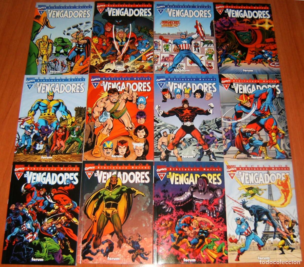 C&oacute;mics: LOS VENGADORES Biblioteca Marvel 01 a 24 LOTE. Forum - Foto 1