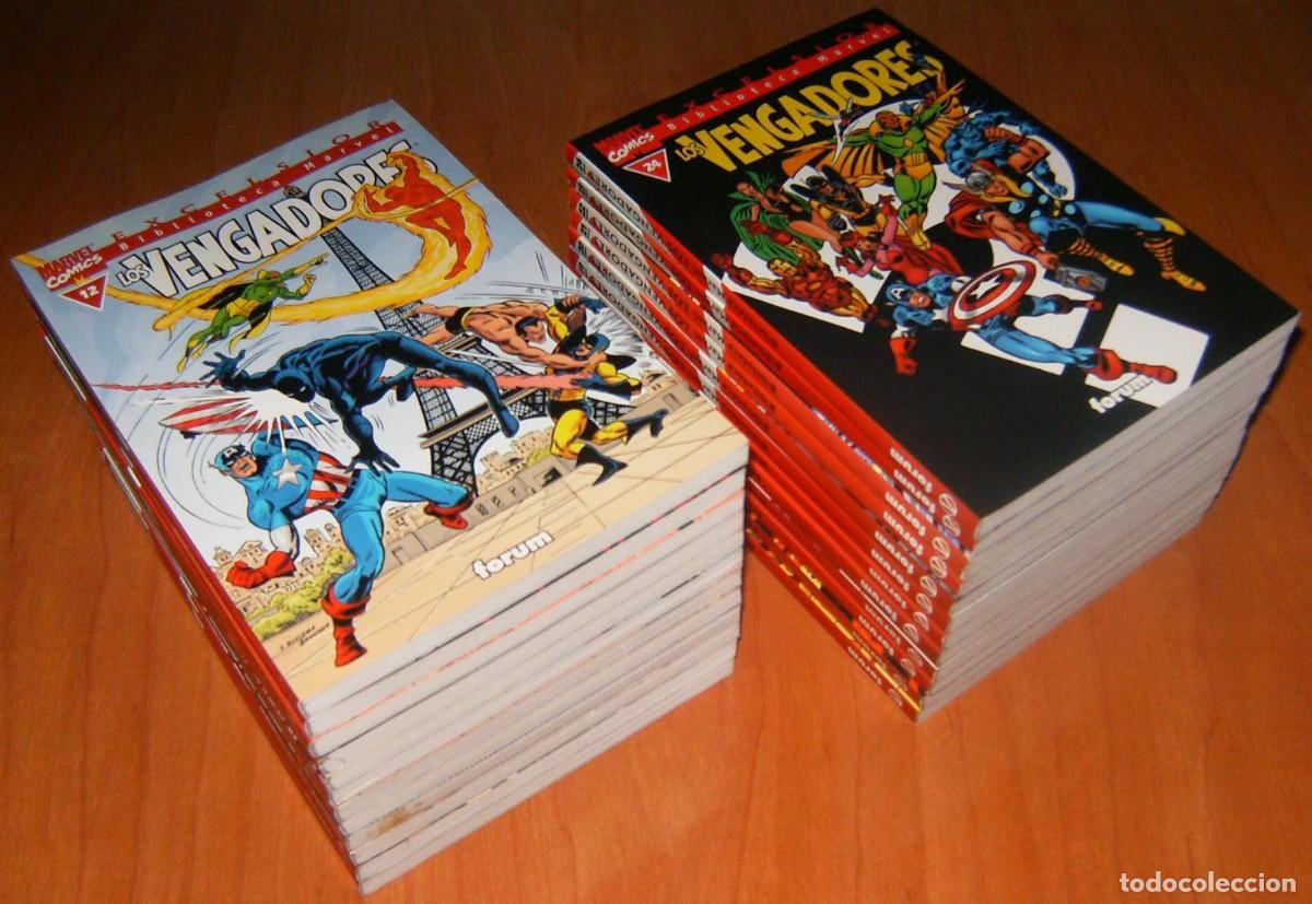 C&oacute;mics: LOS VENGADORES Biblioteca Marvel 01 a 24 LOTE. Forum - Foto 3