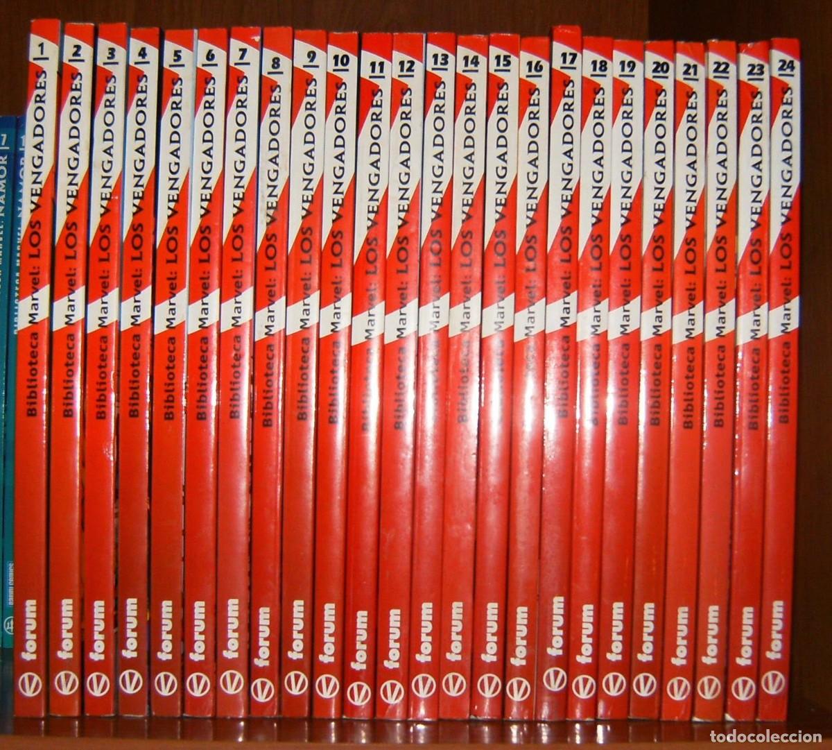 C&oacute;mics: LOS VENGADORES Biblioteca Marvel 01 a 24 LOTE. Forum - Foto 4