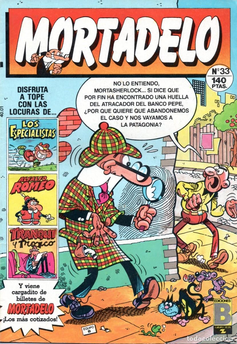 C&oacute;mics: COMIC MORTADELO N&ordm; 33 -EDICIONES B- 140 PTAS. A&Ntilde;O 1987 - Foto 1