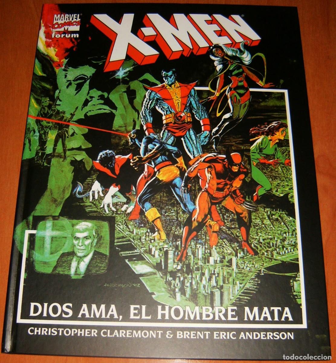 C&oacute;mics: X-MEN DIOS AMA, EL HOMBRE MATA 2&ordf; edici&oacute;n NOVELA GRAFICA tapa dura Forum