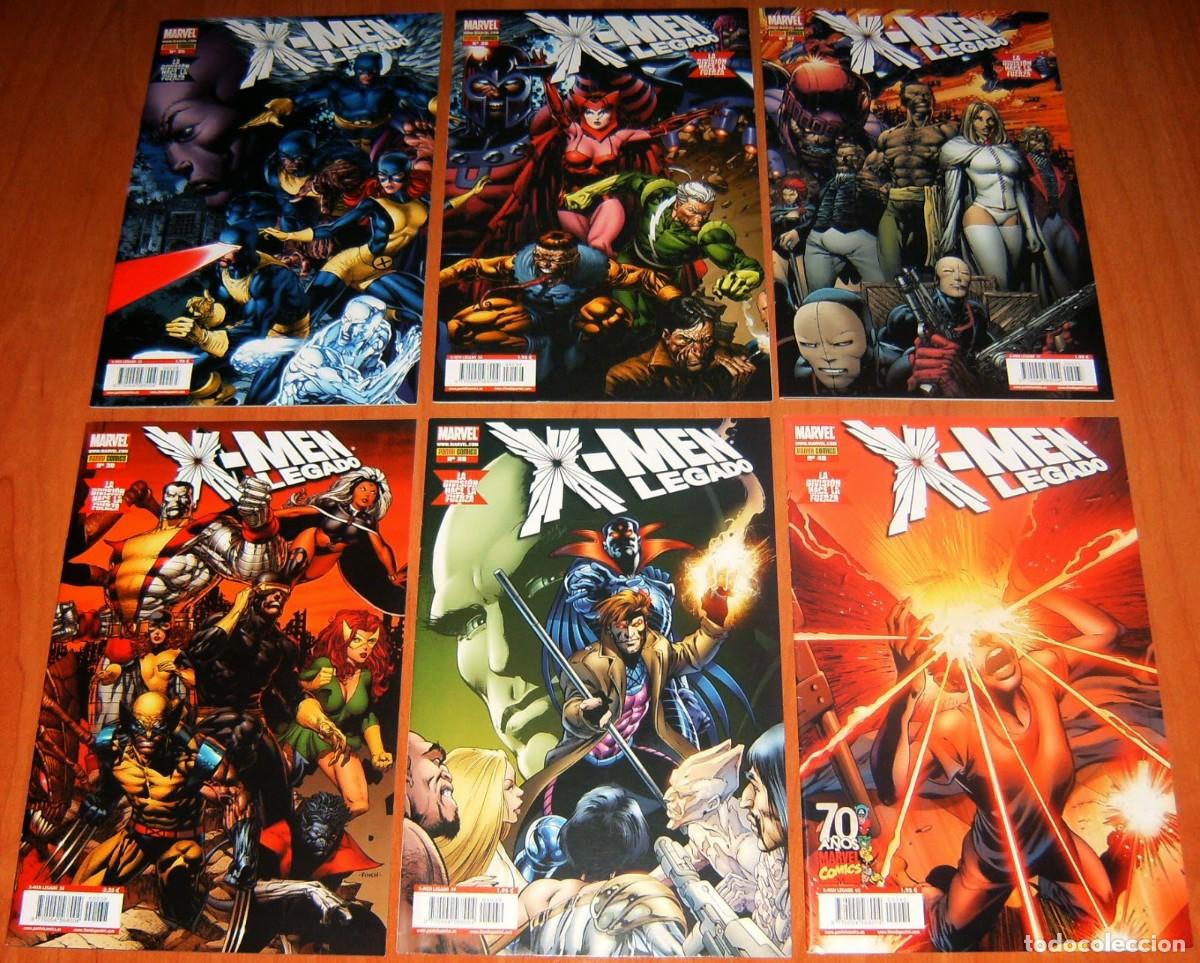 C&oacute;mics: X-MEN LEGADO del 35 al 40 LOTE contiene SAGA COMPLETA: LA DIVISION HACE LA FUERZA