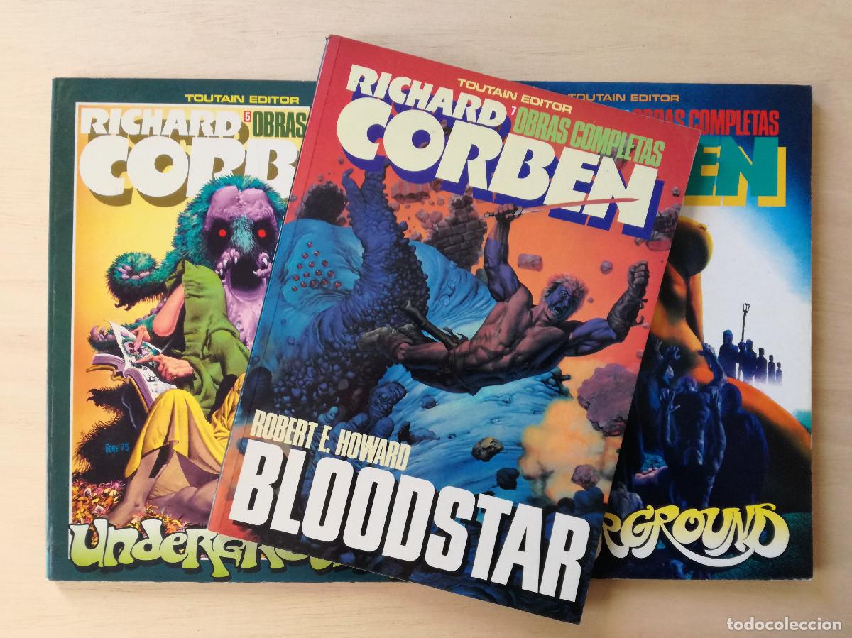 C&oacute;mics: RICHARD CORBEN - OBRAS COMPLETAS 3 5 y 7 -BLOODSTAR - UNDERGROUND + UNDERGROUND 2 - TOUTAIN