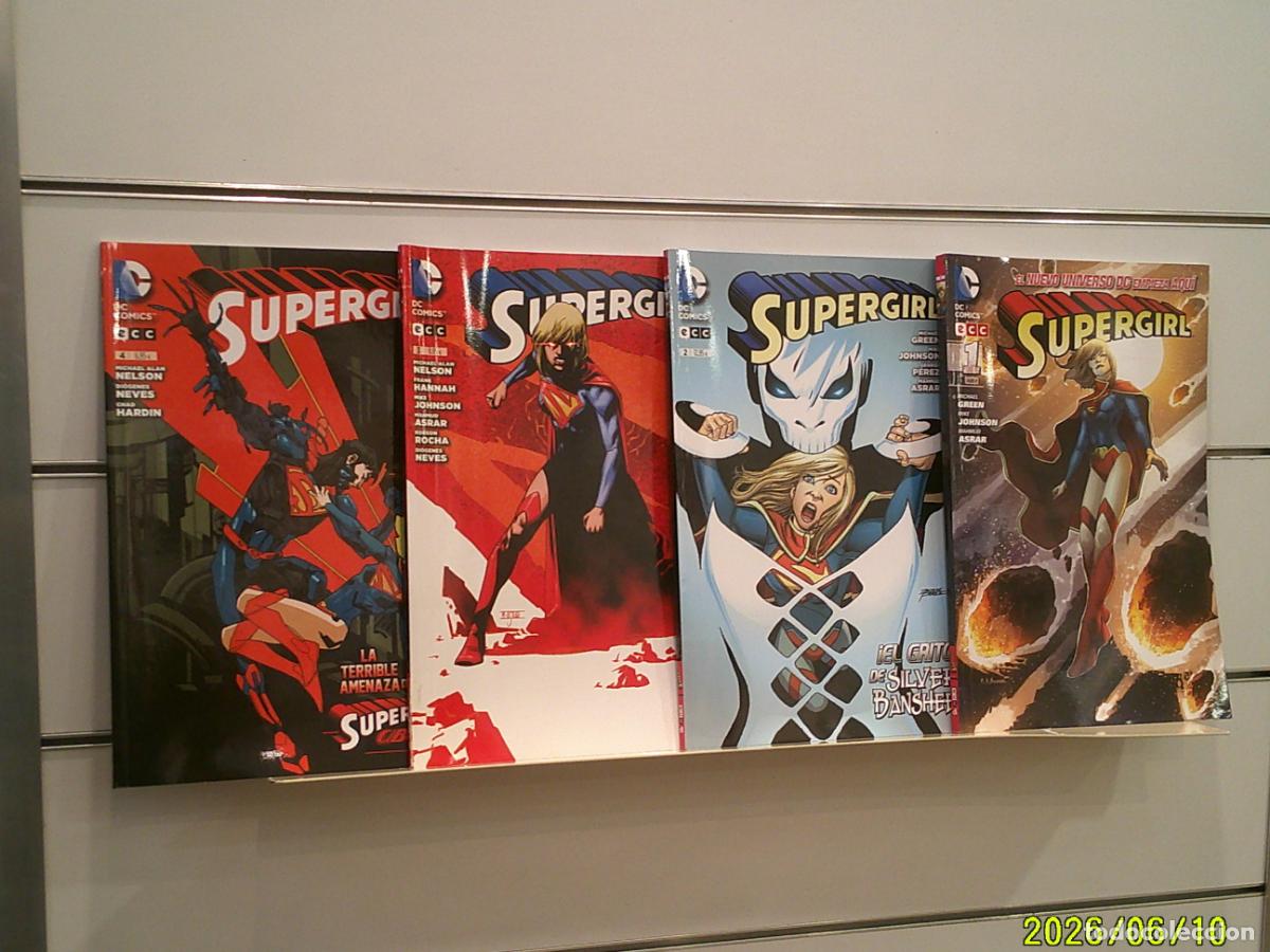 C&oacute;mics: LOTE 4 TOMOS DE SUPERGIRL N&ordm; 1-2-3 Y 4 NUEVO UNIVERSO DC - ECC OFERTA (ANTES 43,80&euro;)