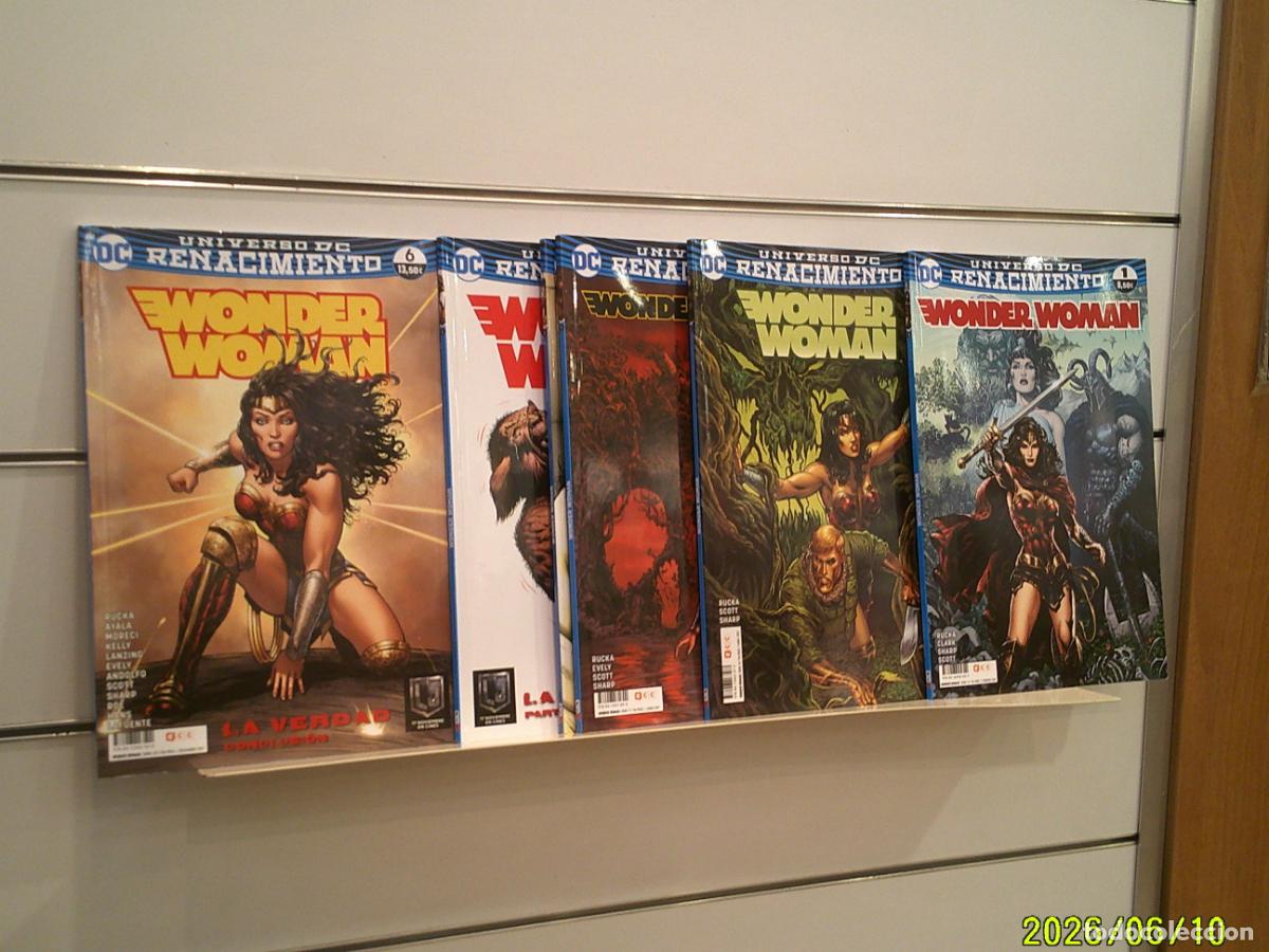 C&oacute;mics: LOTE 6 TOMOS DE WONDER WOMAN N&ordm; 1-2-3-4-5 Y 6 UNIVERSO DC RENACIMIENTO - ECC OFERTA (ANTES 56,00&euro;)