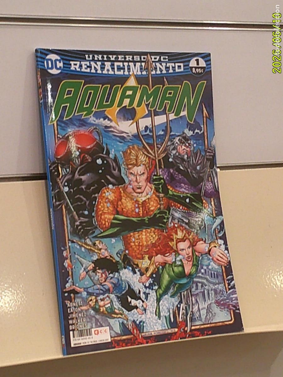 C&oacute;mics: AQUAMAN N&ordm; 1-15 ENERO 2017 UNIVERSO DC RENACIMIENTO - ECC OFERTA