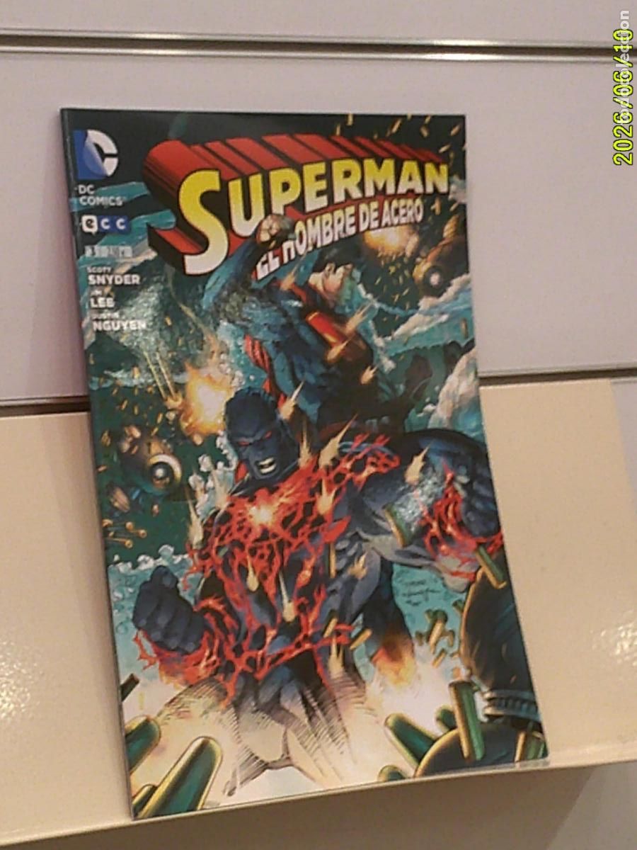 C&oacute;mics: SUPERMAN EL HOMBRE DE ACERO N&ordm; 3 SCOTT SNYDER DC - ECC