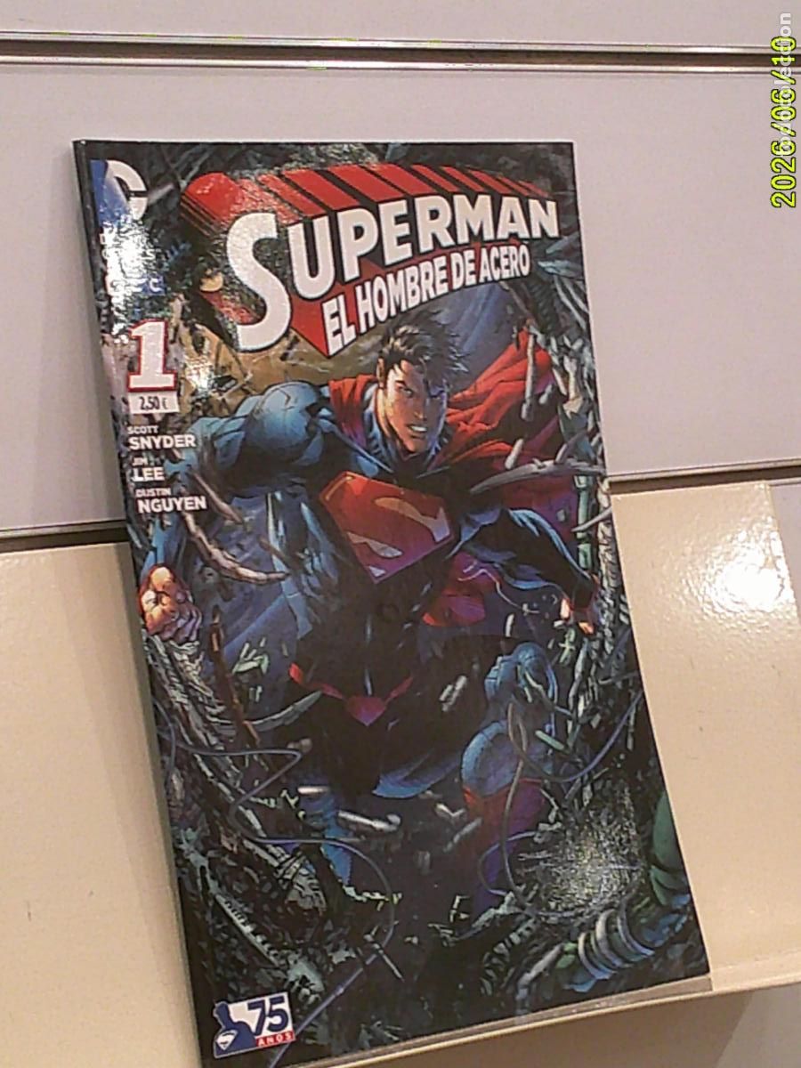 C&oacute;mics: SUPERMAN EL HOMBRE DE ACERO N&ordm; 1 SCOTT SNYDER DC - ECC
