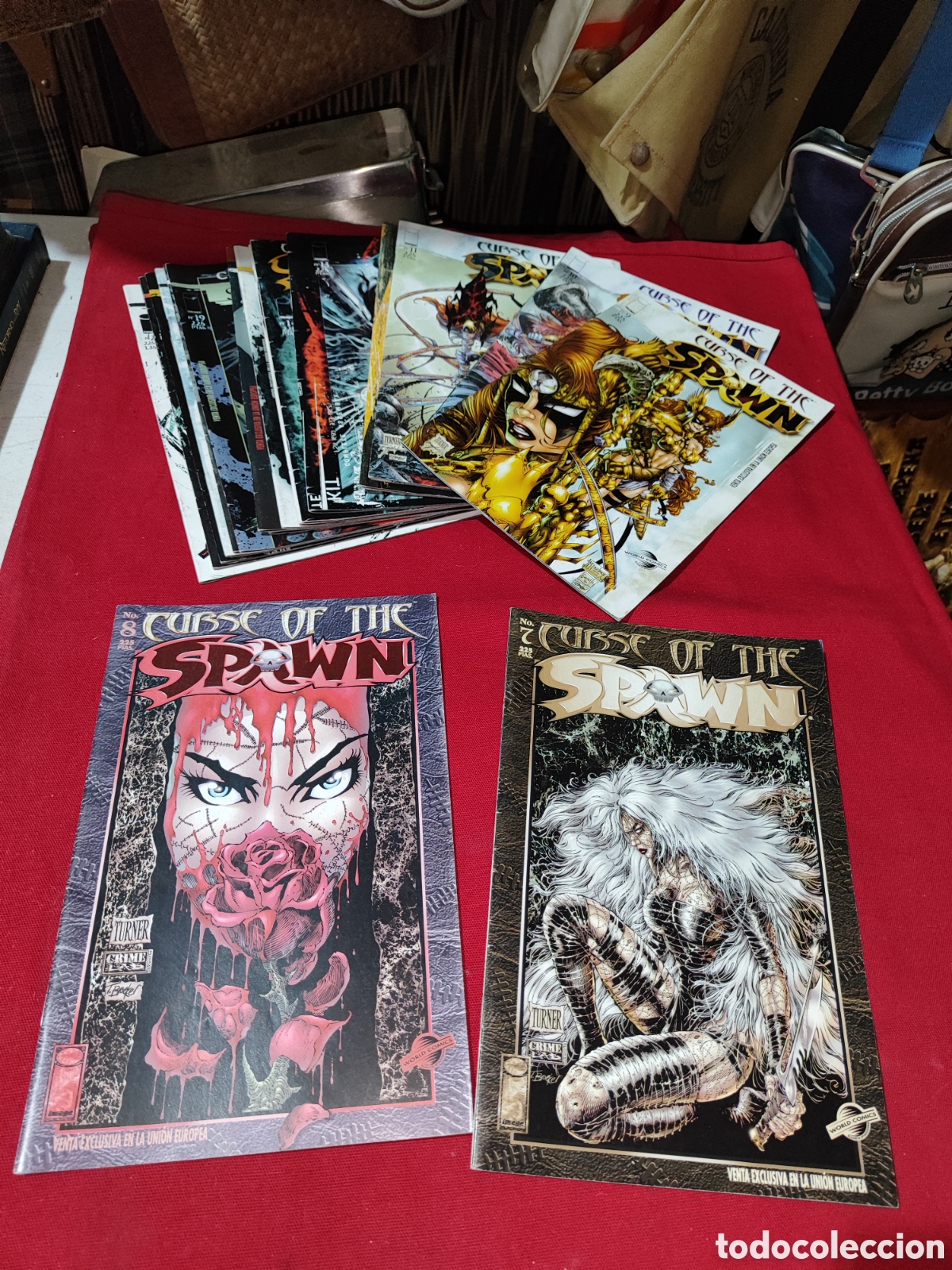 C&oacute;mics: Mote 18 n&uacute;meros del 7 al 24 ambos inclusive CURSE OF THE SPAWN