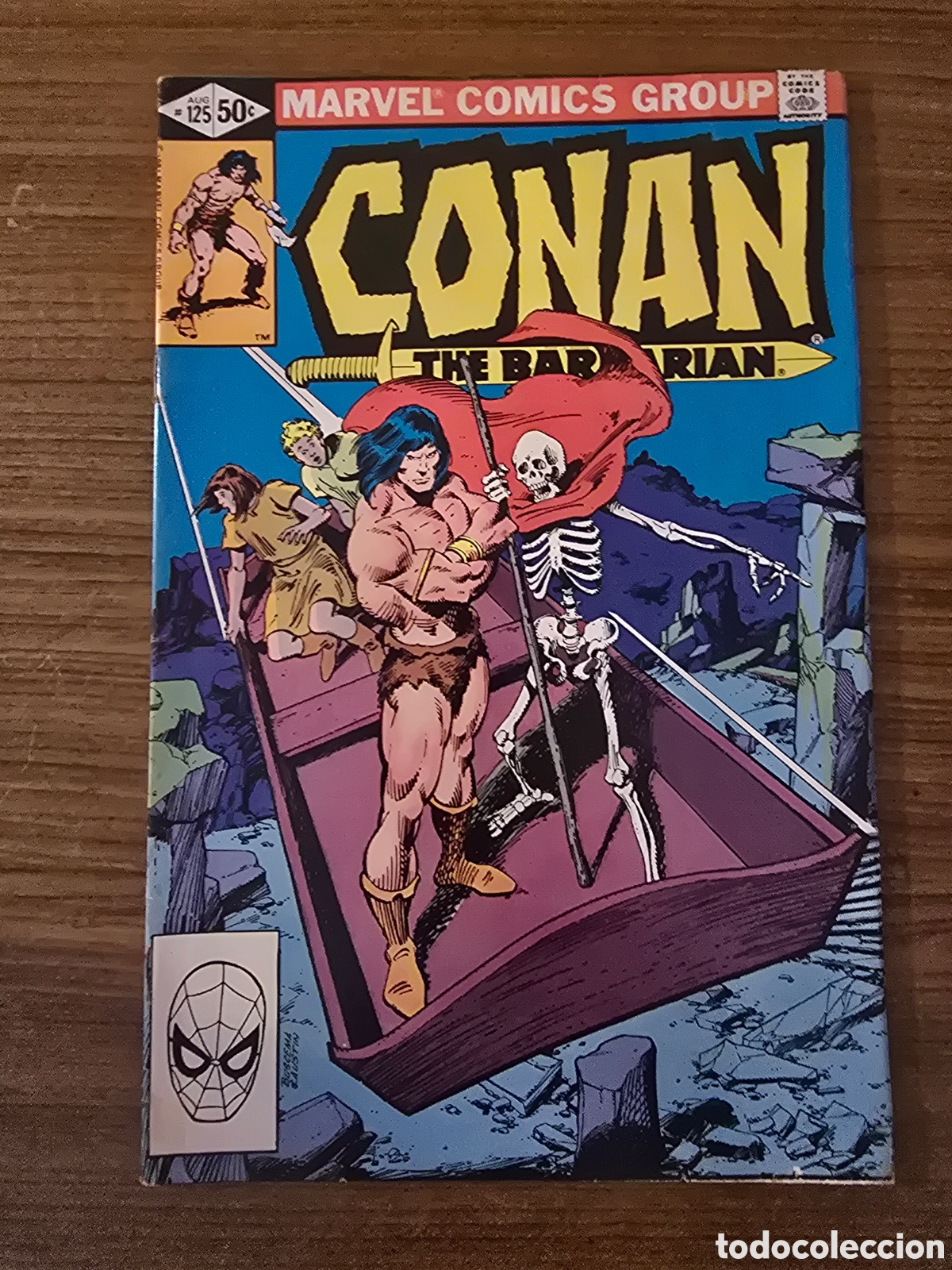 C&oacute;mics: CONAN THE BARBARIAN,NUMERO 125,(MARVEL)