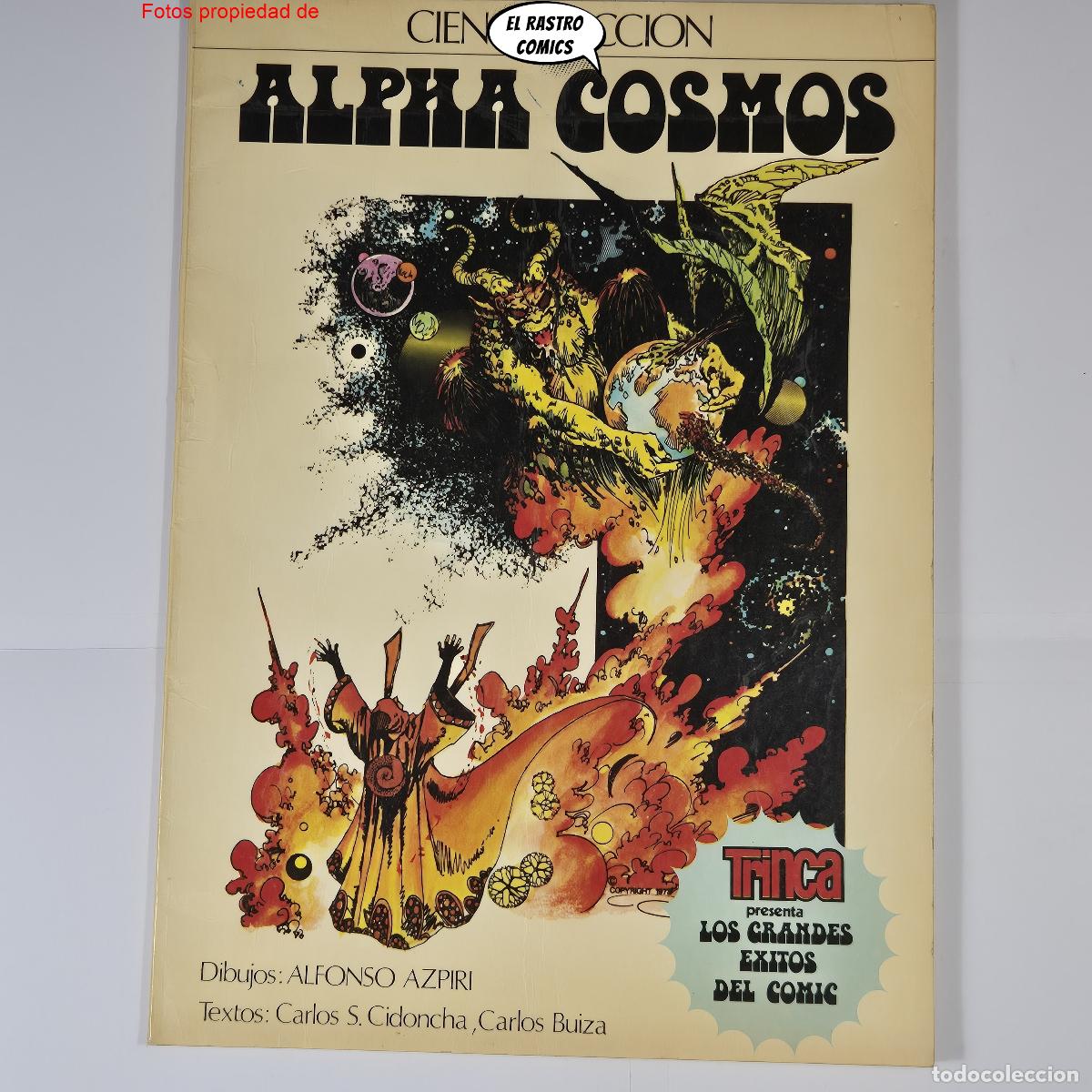 Comics: Alpha Cosmos, Ciencia ficci&oacute;n, Alfonso Azpiri, Coleccion grandes exitos del comic Trinca 1975