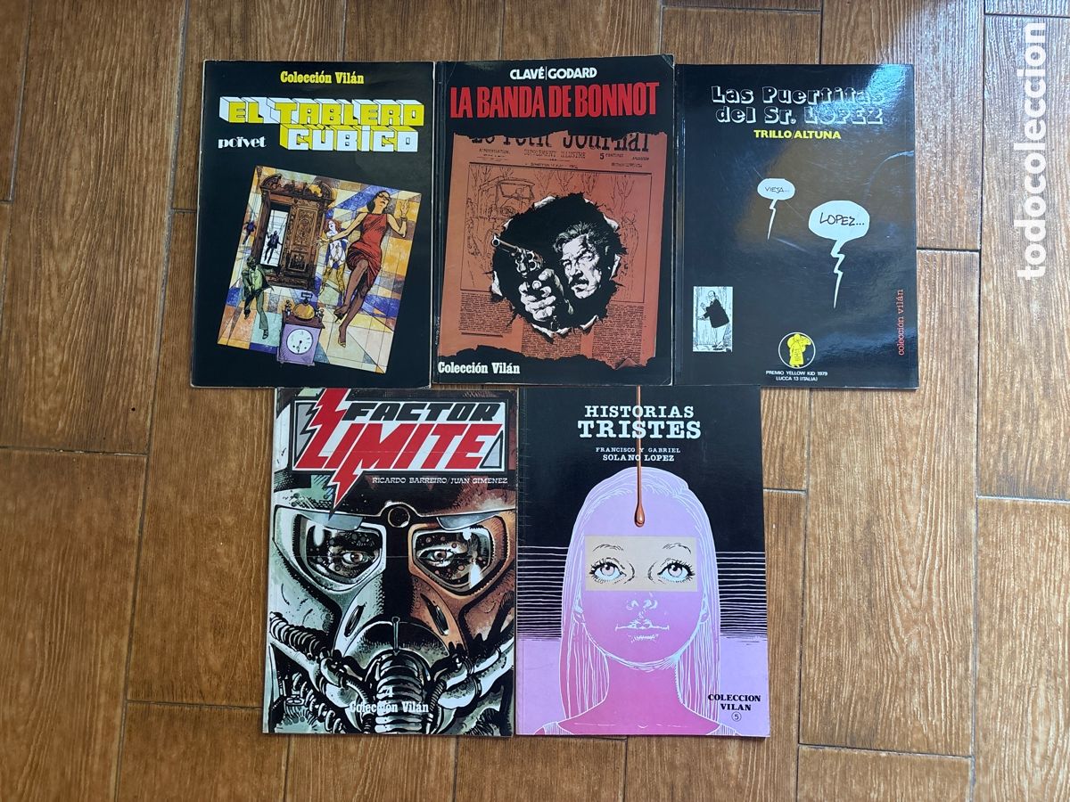C&oacute;mics: VILAN COLECCION COMPLETA 5 NUMEROS EDITORIAL ANTONIO SAN ROMAN 1981