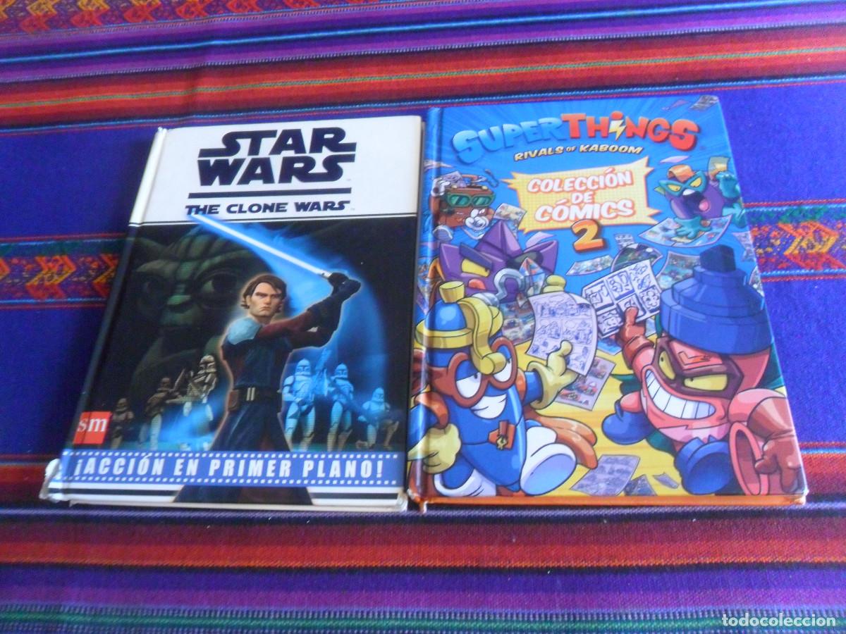 C&oacute;mics: STAR WARS THE CLONE WARS ACCI&Oacute;N EN PRIMER PLANO SM 2008. REGALO SUPER THINGS 2 RIVALS OF KABOOM.