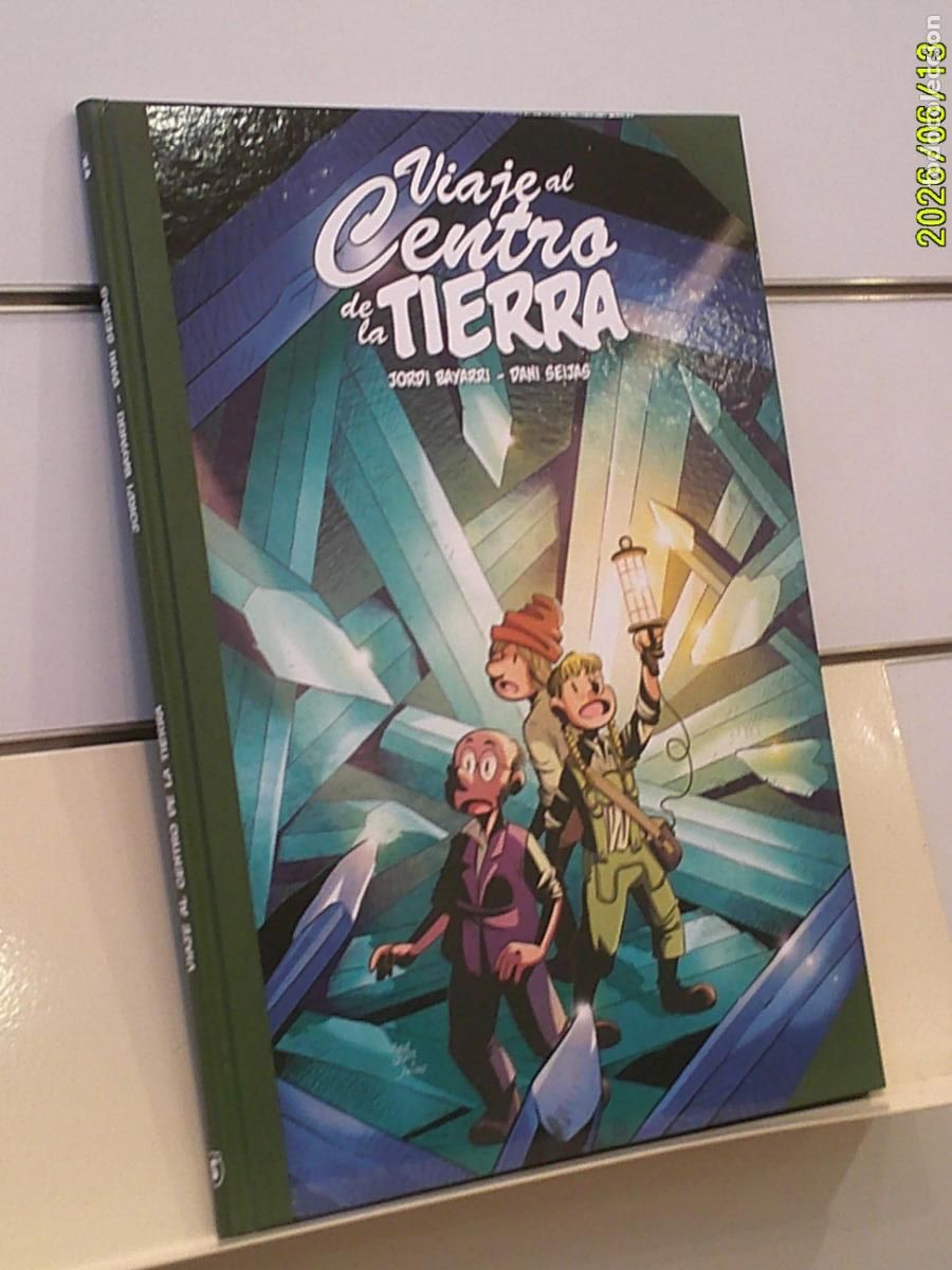 C&oacute;mics: VIAJE AL CENTRO DE LA TIERRA JORDI BAYARRI T. TAPA DURA DIBUJO Y FIRMA AUTOR - ANILLO DE SIRIO