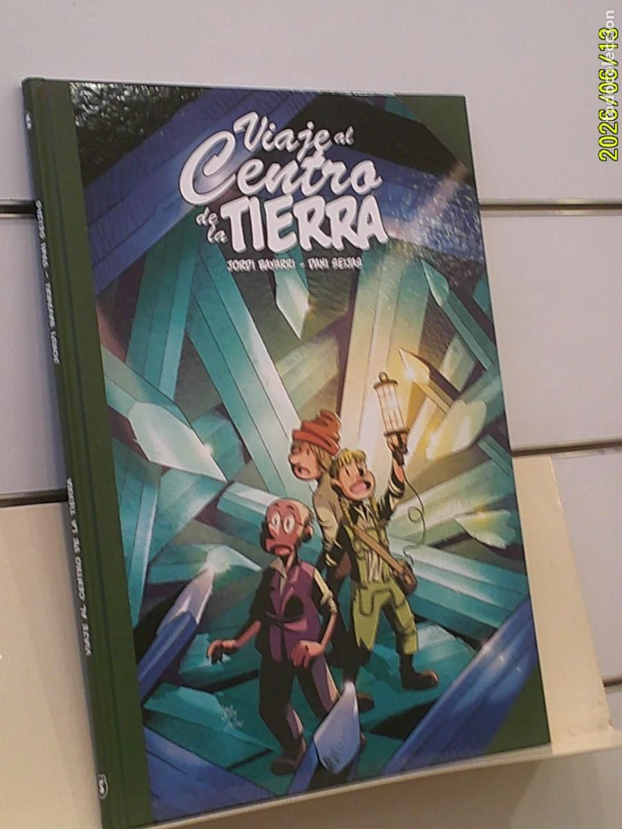 C&oacute;mics: VIAJE AL CENTRO DE LA TIERRA JORDI BAYARRI T. TAPA DURA DIBUJO Y FIRMA AUTOR - ANILLO DE SIRIO