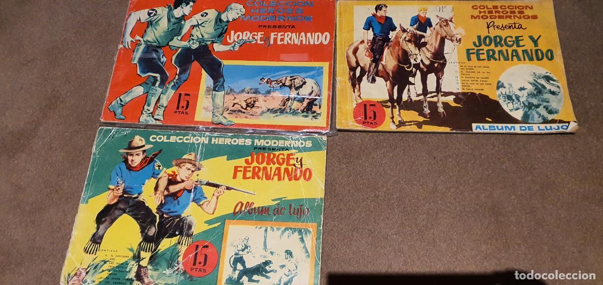 Comics: JORGE Y FERNANDO ALBUM DE LUJO 3 N&Uacute;MEROS COLECCI&Oacute;N COMPLETA+4 N&Uacute;MEROS HISPANOAMERICANA