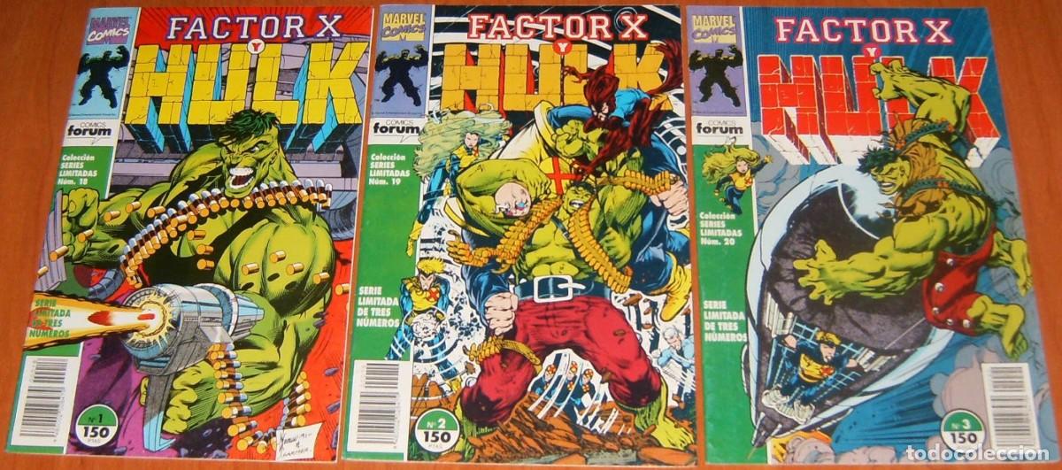 C&oacute;mics: HULK & FACTOR-X. Forum 01 a 03 COMPLETA - Foto 1