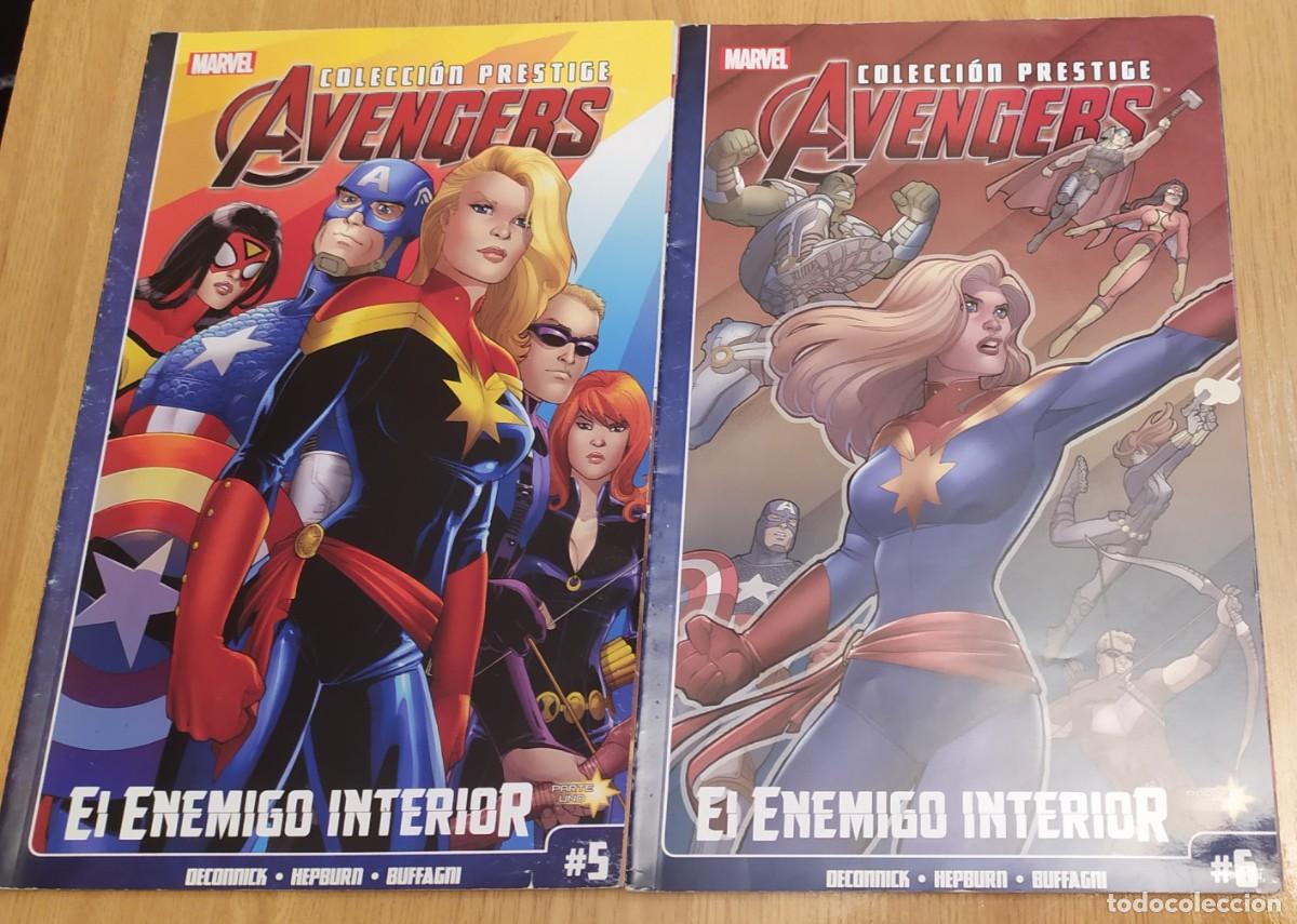 C&oacute;mics: Avengers 5 y 6. El enemigo interior. Vengadores-Capitana marvel