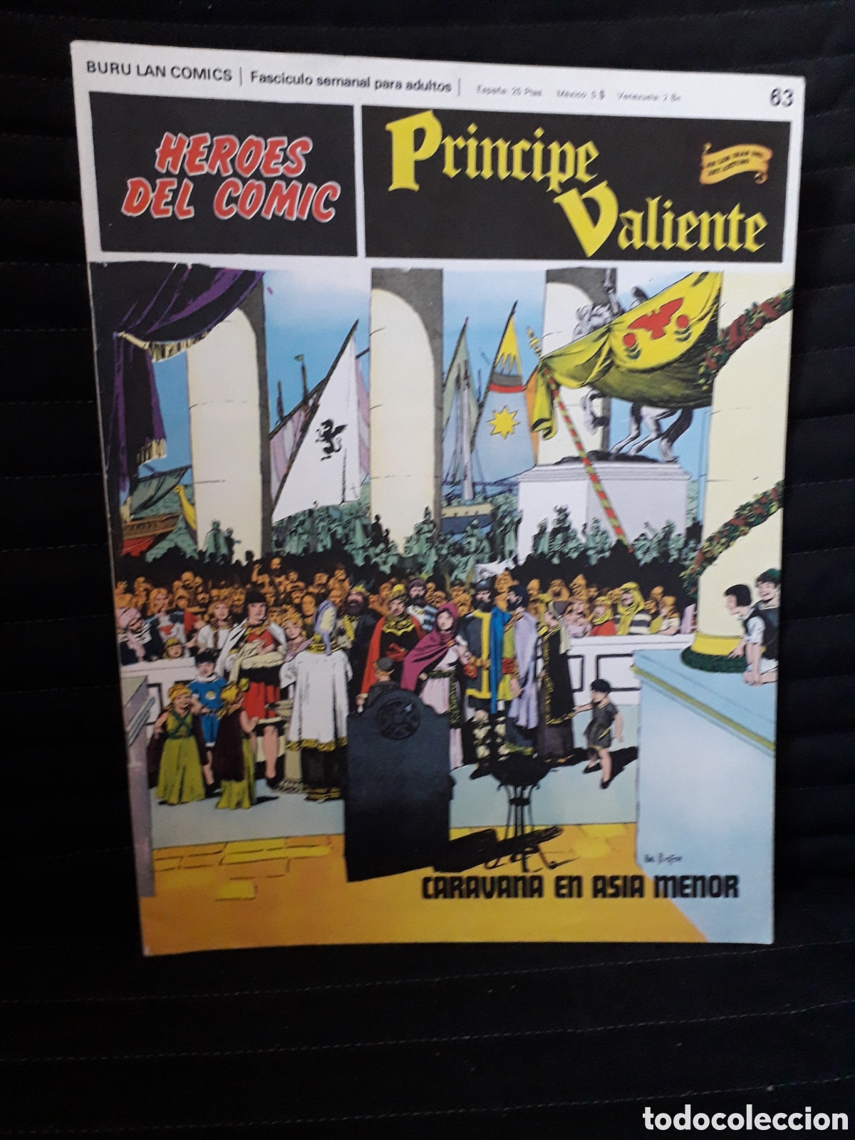 C&oacute;mics: PR&Iacute;NCIPE VALIENTE N&Uacute;MERO 63. CARAVANA EN ASIA MENOR. ED BURU LAN