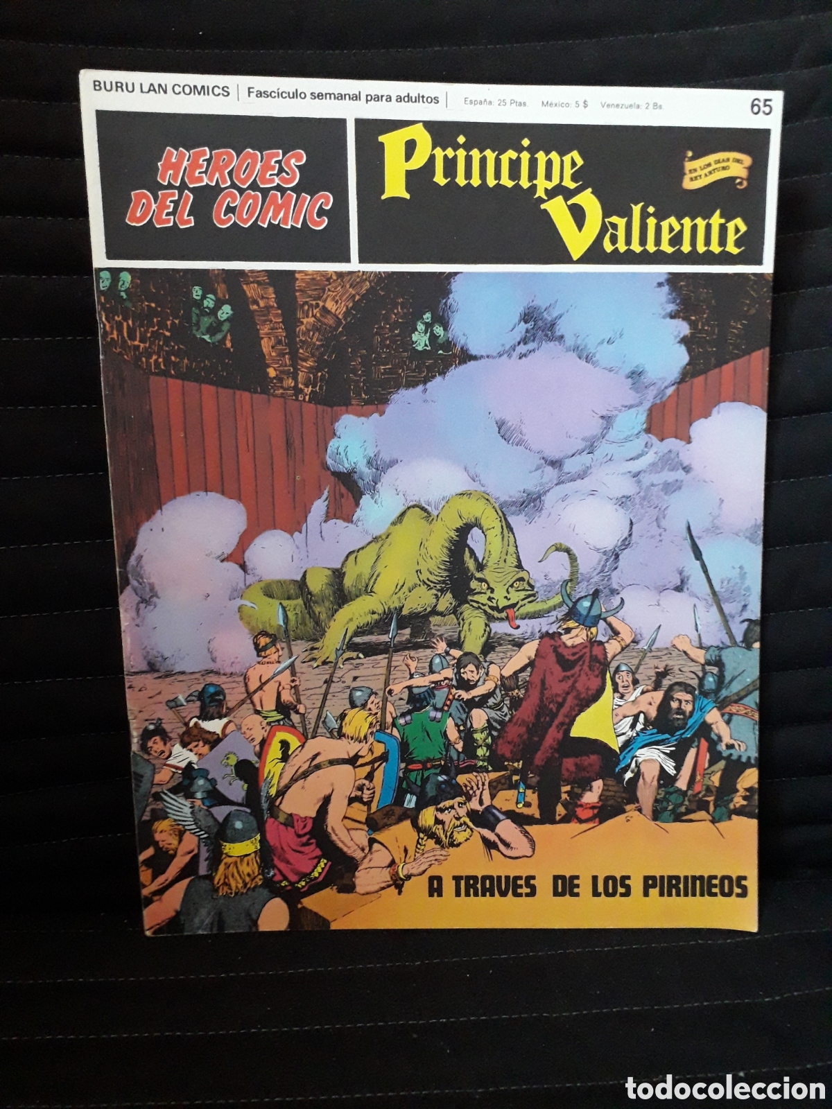 C&oacute;mics: PR&Iacute;NCIPE VALIENTE N&Uacute;MERO 65. A TRAV&Eacute;S DE LOS PIRINEOS. ED BURU LAN