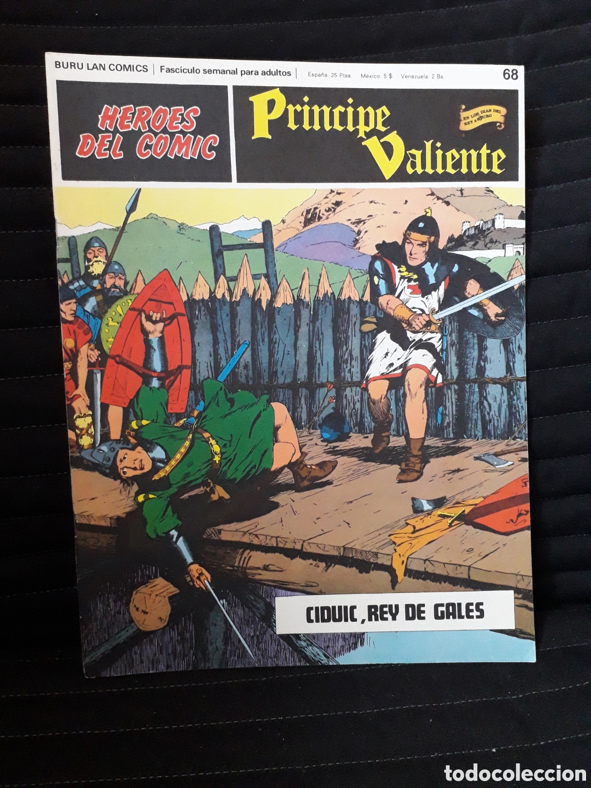 C&oacute;mics: PR&Iacute;NCIPE VALIENTE N&Uacute;MERO 68. CIDUIC, REY DE GALES. ED BURU LAN