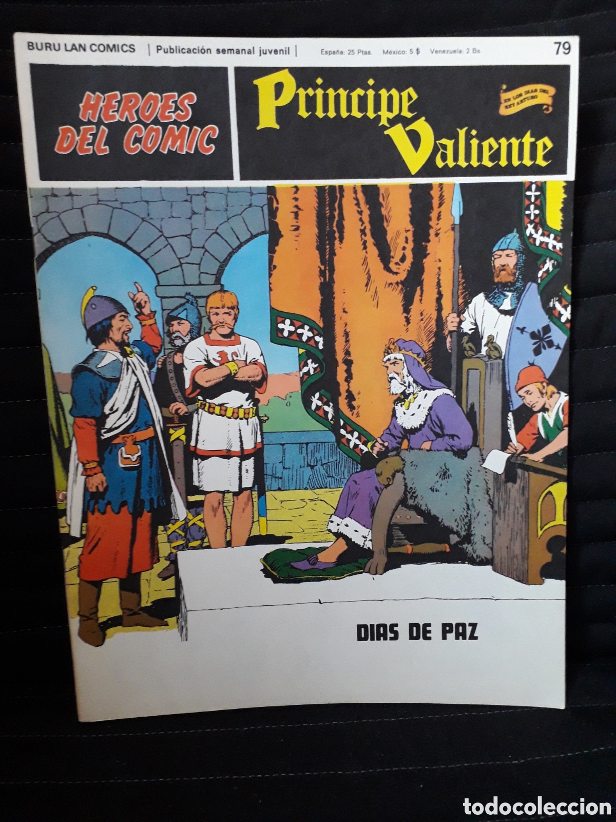 C&oacute;mics: PR&Iacute;NCIPE VALIENTE N&Uacute;MERO 79. D&Iacute;AS DE PAZ. ED BURU LAN