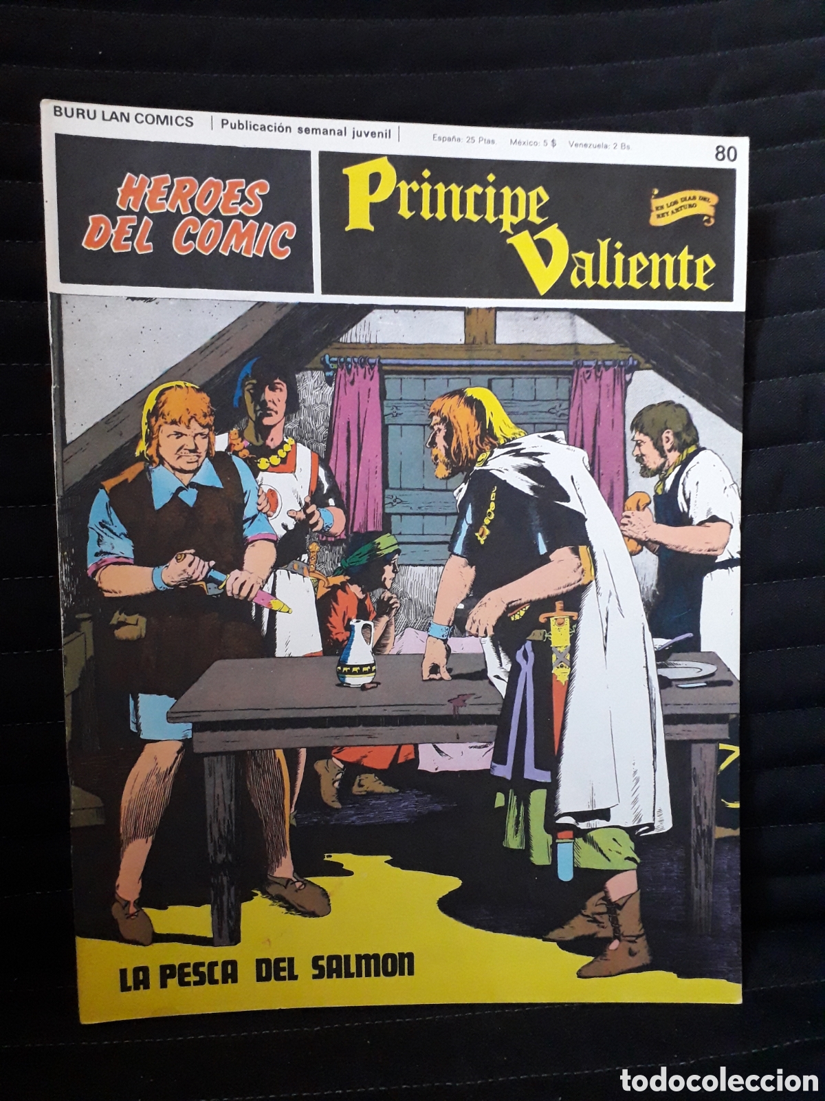 C&oacute;mics: PR&Iacute;NCIPE VALIENTE N&Uacute;MERO 80. LA PESCA DEL SALM&Oacute;N. ED BURU LAN