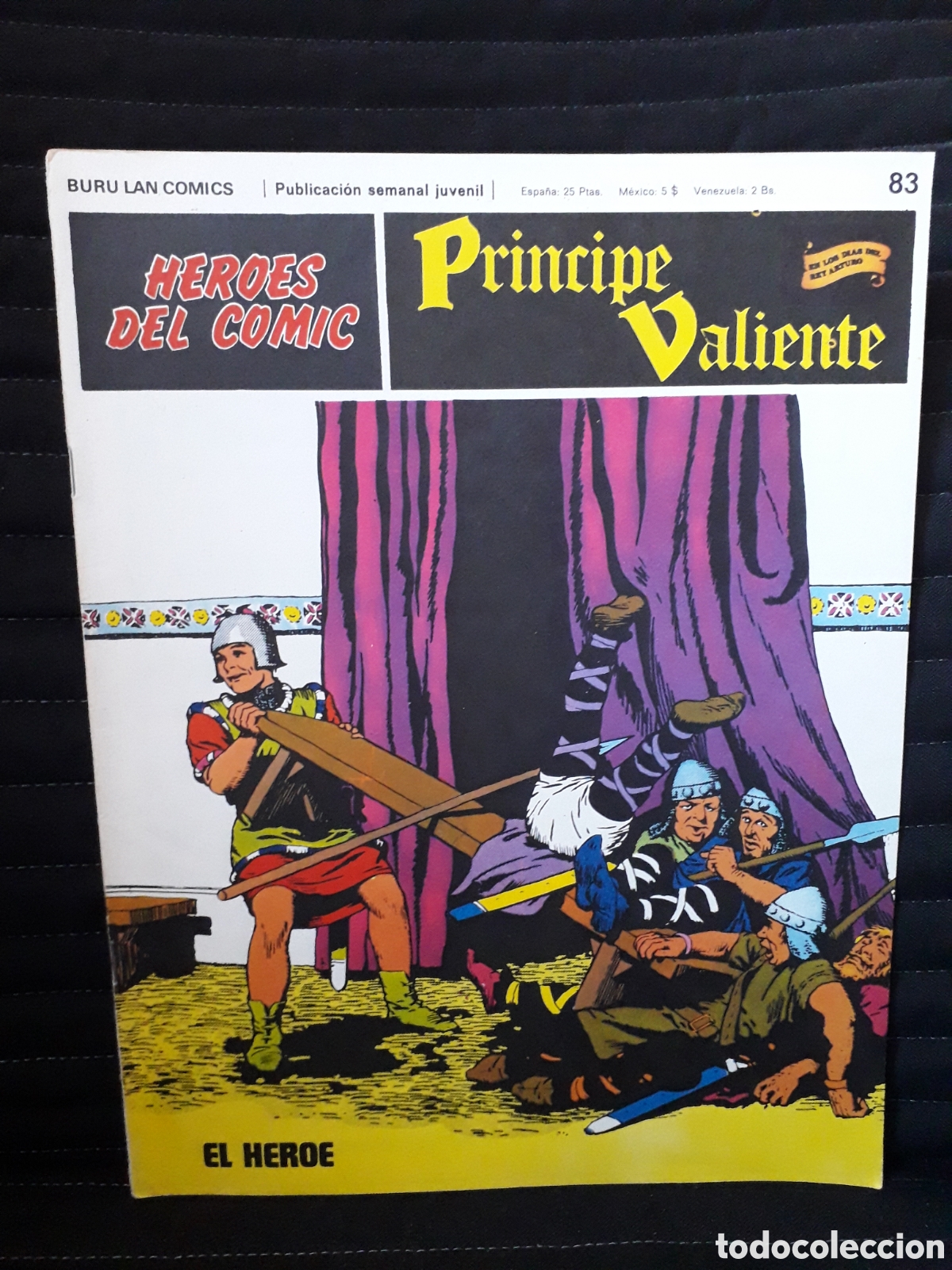 C&oacute;mics: PR&Iacute;NCIPE VALIENTE N&Uacute;MERO 83. EL H&Eacute;ROE. ED BURU LAN