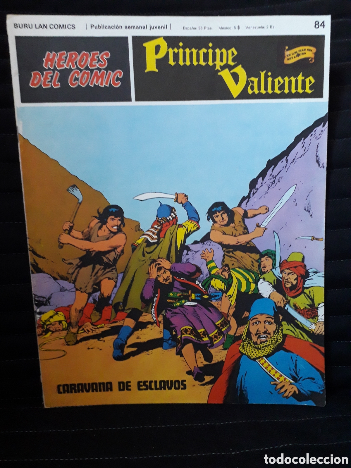 C&oacute;mics: PR&Iacute;NCIPE VALIENTE N&Uacute;MERO 84. CARAVANA DE ESCLAVOS. ED BURU LAN