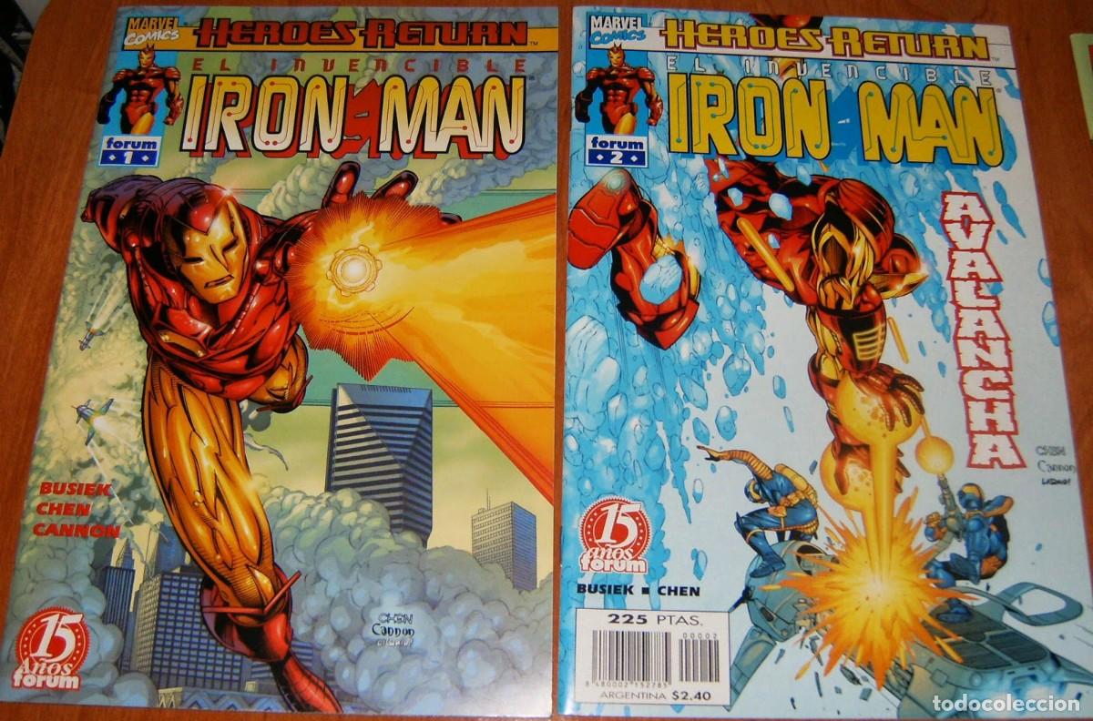 C&oacute;mics: IRON MAN vol.4 Forum 01 a 15 LOTE - Foto 2
