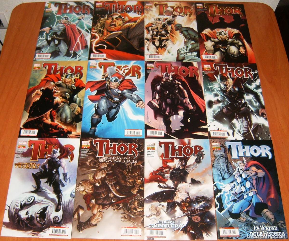 C&oacute;mics: THOR de STRACZYNSKY y FRACTION. 01 a 37 + 1 a 25. PANINI - Foto 1