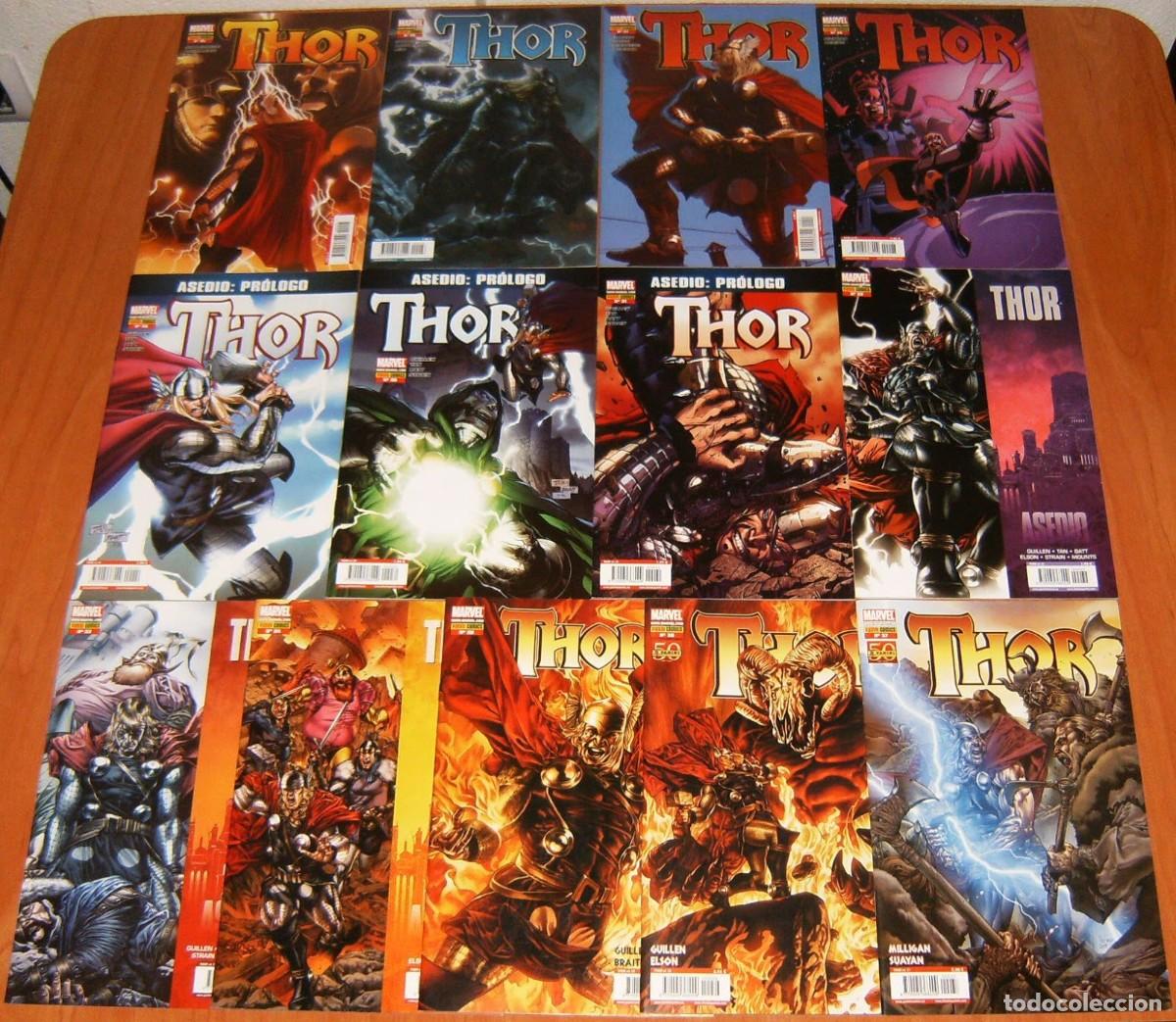 C&oacute;mics: THOR de STRACZYNSKY y FRACTION. 01 a 37 + 1 a 25. PANINI - Foto 3