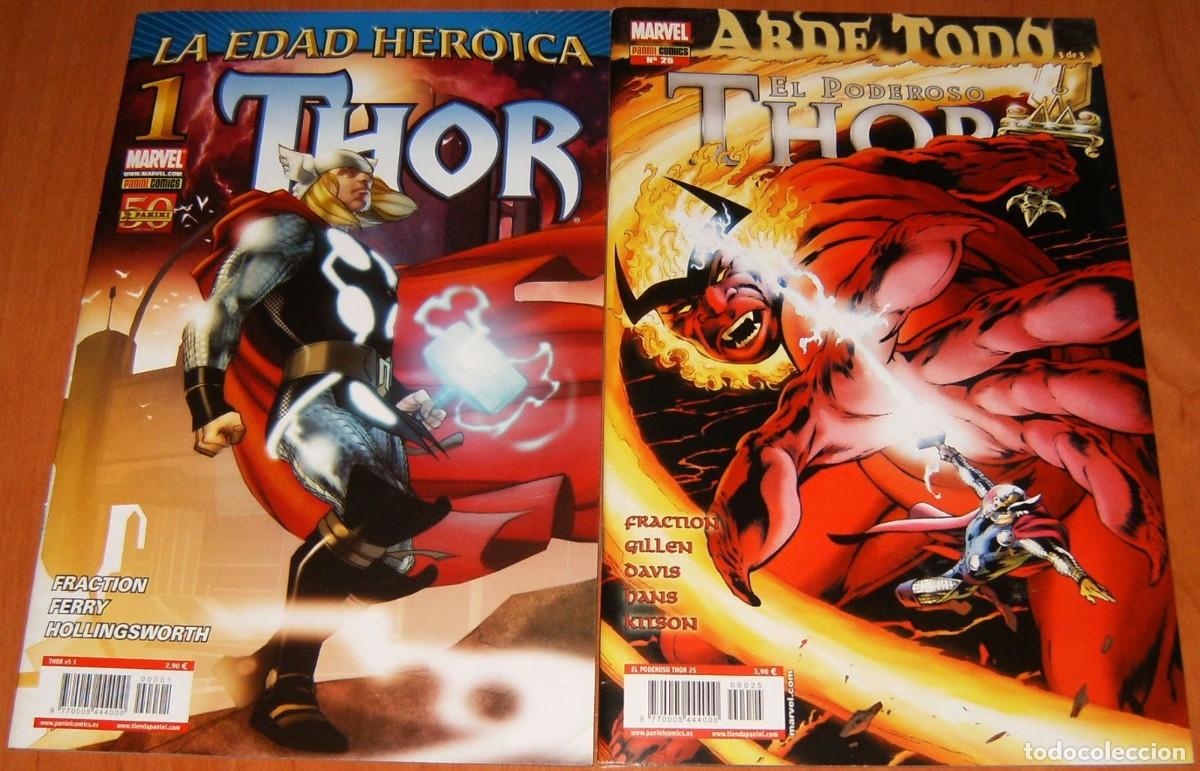 C&oacute;mics: THOR de STRACZYNSKY y FRACTION. 01 a 37 + 1 a 25. PANINI - Foto 7