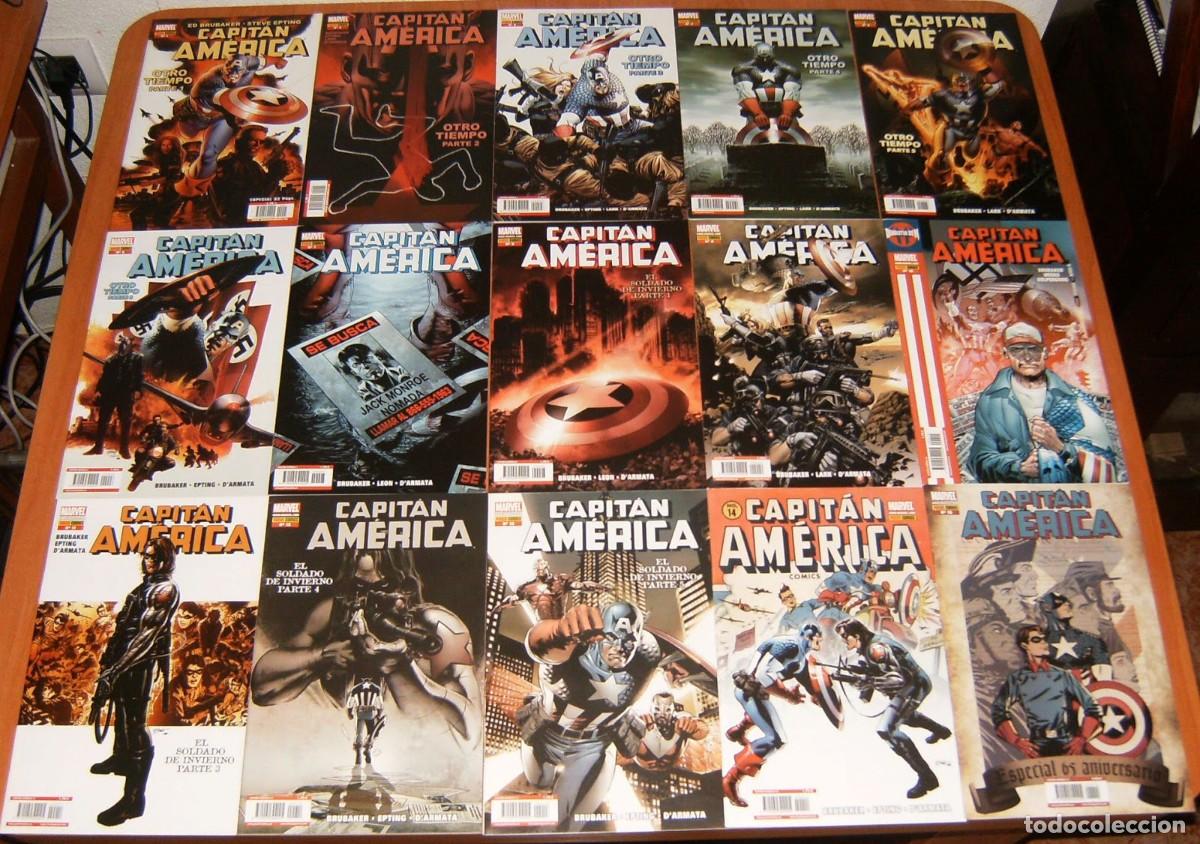 C&oacute;mics: CAPITAN AMERICA de BRUBAKER. 01 a 63 + 1 a 25 COMPLETA. PANINI - Foto 1