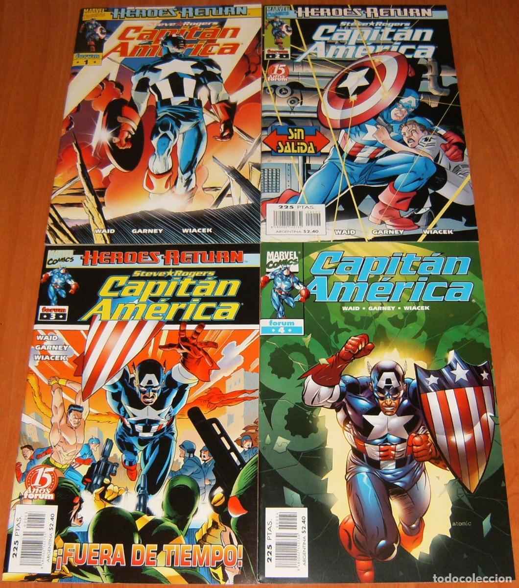 C&oacute;mics: CAPITAN AMERICA Vol.3 y 4. Forum ETAPA COMPLETA - Foto 3