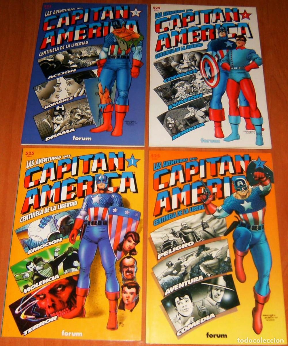 C&oacute;mics: CAPITAN AMERICA Aventuras PRESTIGES 01 a 04 COMPLETA. Forum