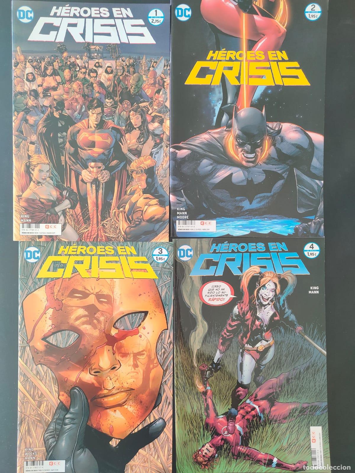 C&oacute;mics: HEROES EN CRISIS NUMEROS 1,2,3,4