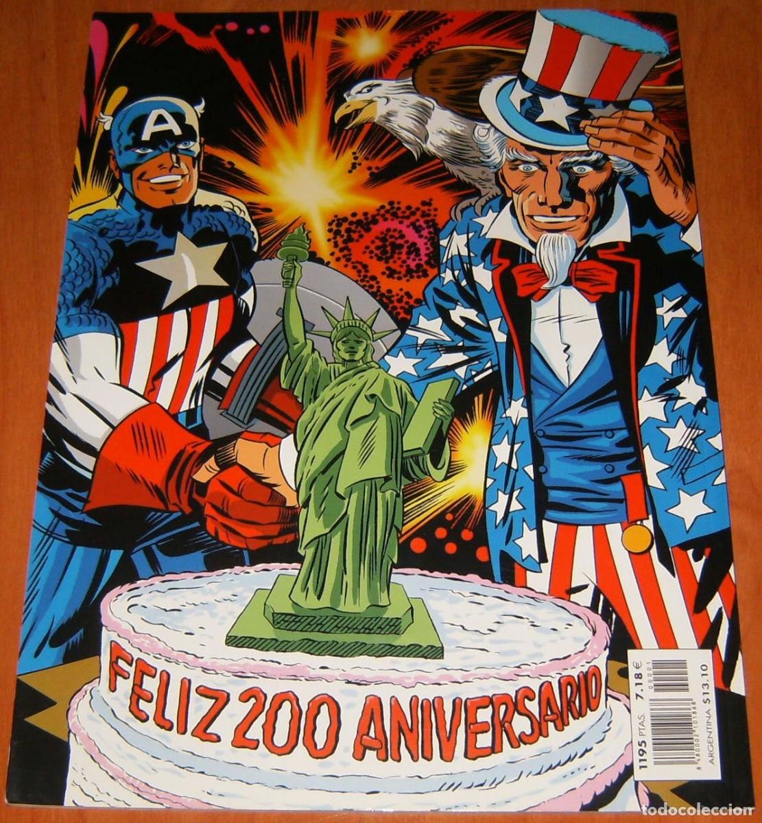 C&oacute;mics: CAPITAN AMERICA . EL BICENTENARIO . JACK KIRBY . FORUM - Foto 2