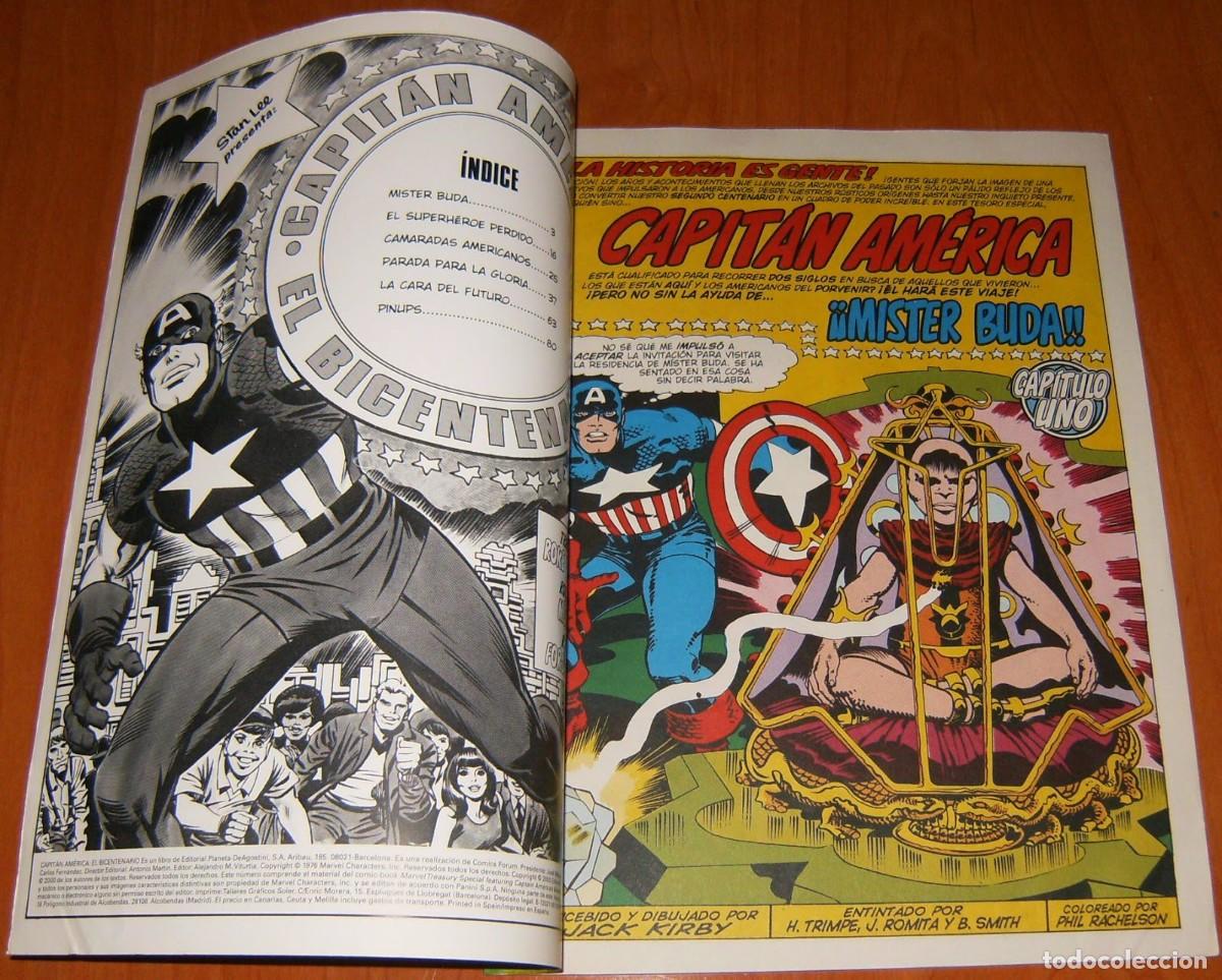 C&oacute;mics: CAPITAN AMERICA . EL BICENTENARIO . JACK KIRBY . FORUM - Foto 3