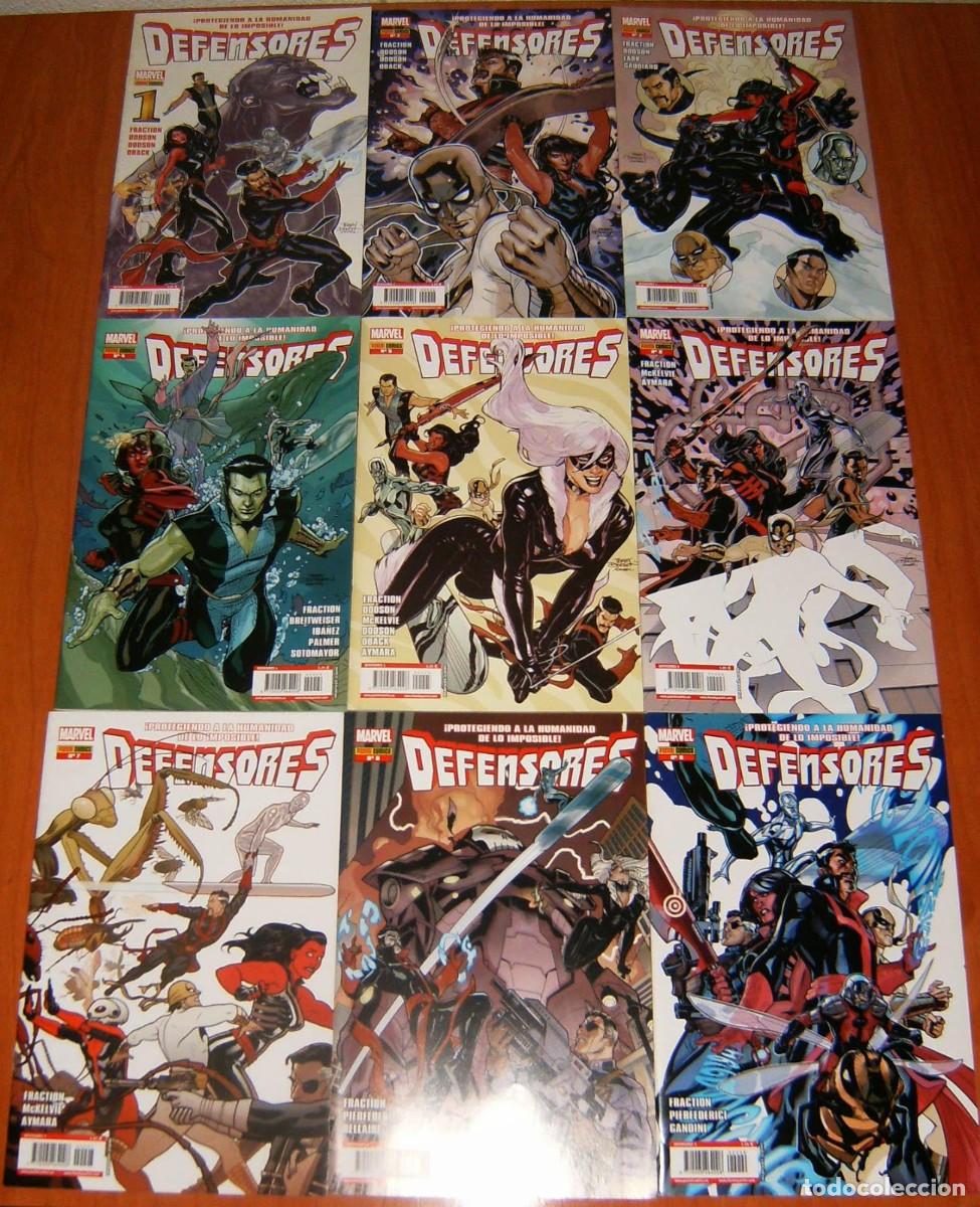 C&oacute;mics: LOS DEFENSORES Panini 01 a 09 COMPLETA - Foto 1