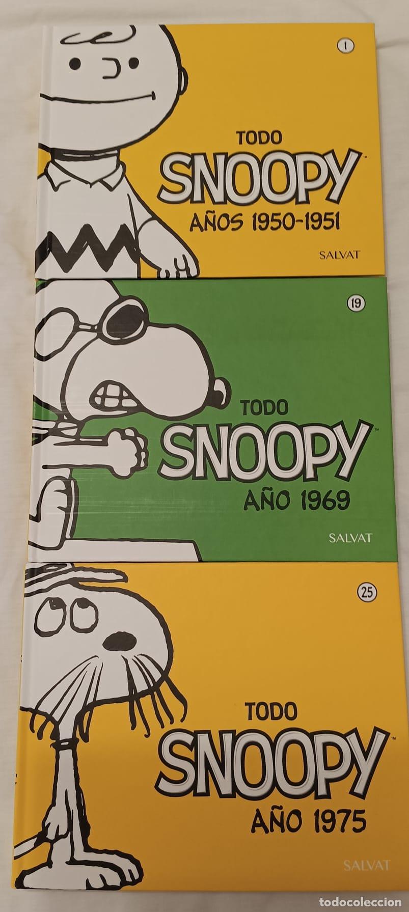 C&oacute;mics: Snoopy, 3 tomos sueltos. Tapa dura