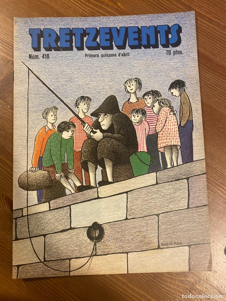 Comics: TRETZEVENTS N&ordm; 418 LA MORT D'HERGE TINTIN 1983