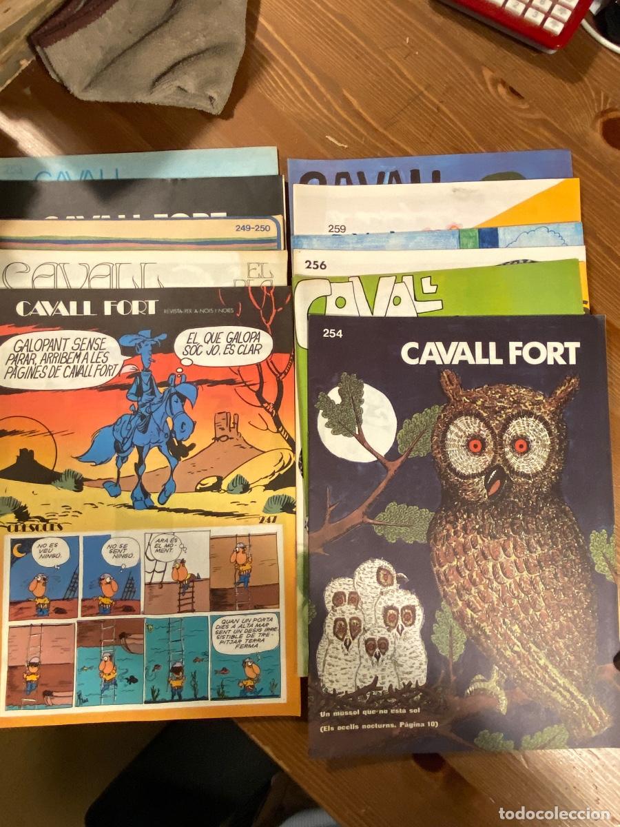 Comics : CAVALL FORT 11 REVISTES N&ordm; 247 A 260 AMB AVENTURA COMPLETA JESSE JAMES LUCKY LUKE ANY 1973