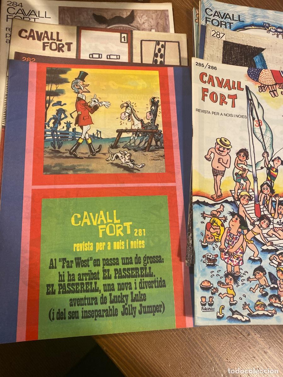 C&oacute;mics: CAVALL FORT 11 REVISTES N&ordm; 281 A 292 AMB AVENTURA COMPLETA EL PASSARELL LUCKY LUKE ANY 1974