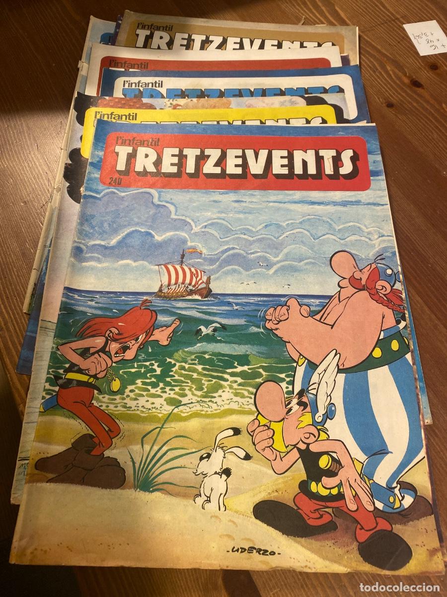 Fumetti: INFANTIL TRETZEVENTS 8 REVISTES N&ordm; 240 A 248 AMB AVENTURA ASTERIX I ELS NORMANDS ANY 1975