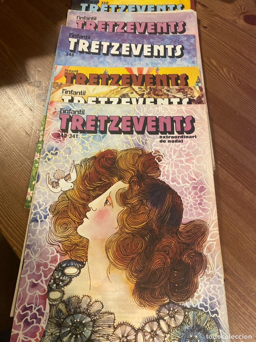Fumetti: INFANTIL TRETZEVENTS 8 REVISTES N&ordm; 340 A 350 AMB AVENTURA ASTERIX ENTRE ELS BELGUES ANY 1980