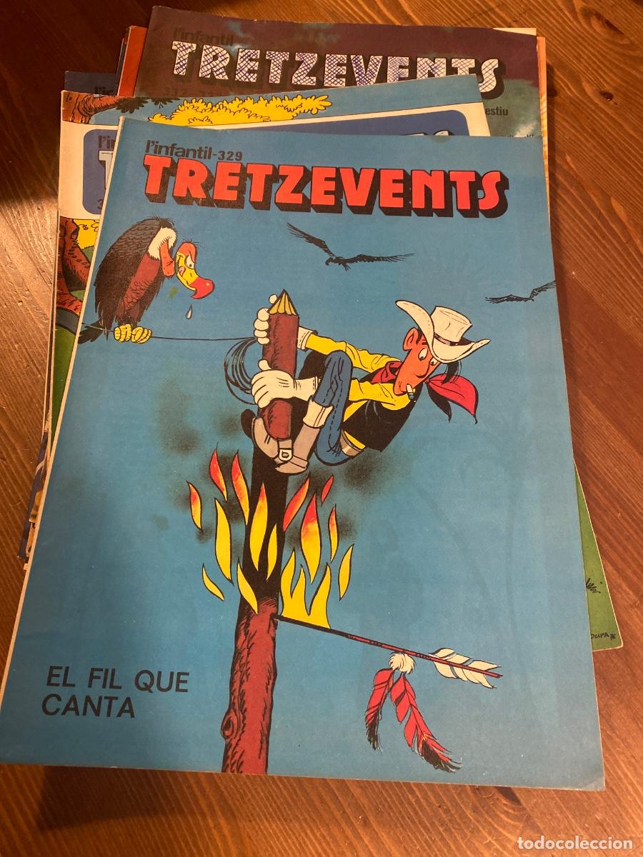 C&oacute;mics: INFANTIL TRETZEVENTS 10 REVISTES N&ordm; 329 A 339 AMB AVENTURA LUCKY LUKE EL FIL QUE CANTA ANY 1979