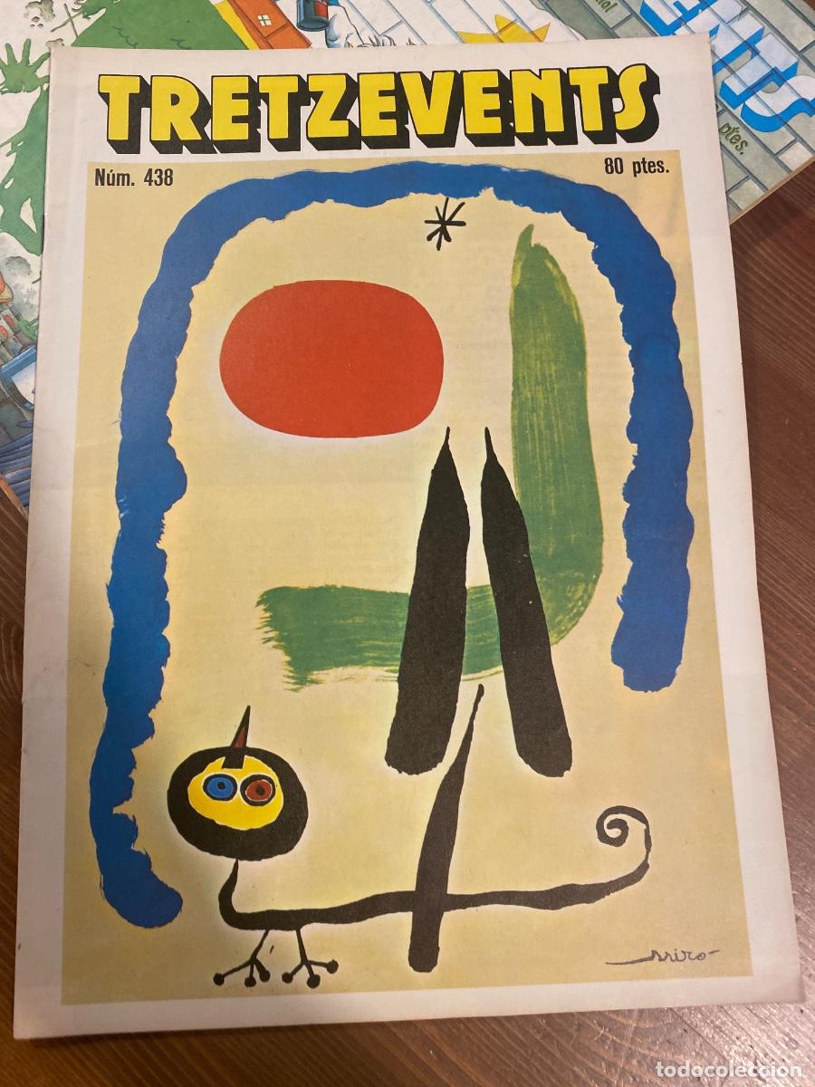 Comics : TRETZEVENTS REVISTA N&ordm; 438 AVENTURA ELS TURONS NEGRES LUCKY LUKE . MIRO 1984